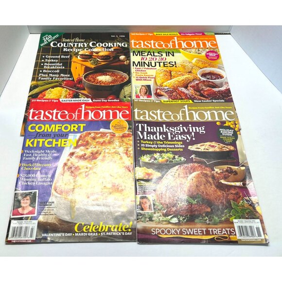 Taste Of Home Magazines Lot of 13 Mostly 2012-2016 Cooking Recipes Cookbooks - Picture 2 of 8
